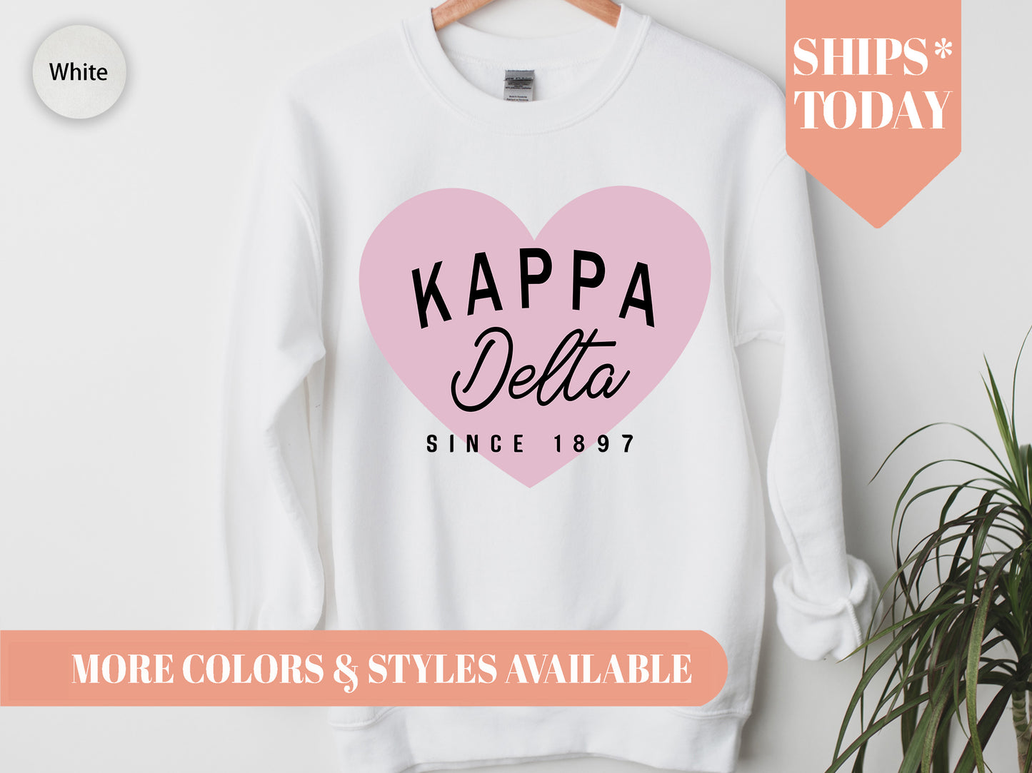 Kappa Delta Pretty in Pink Sorority Sweatshirt _ 456g