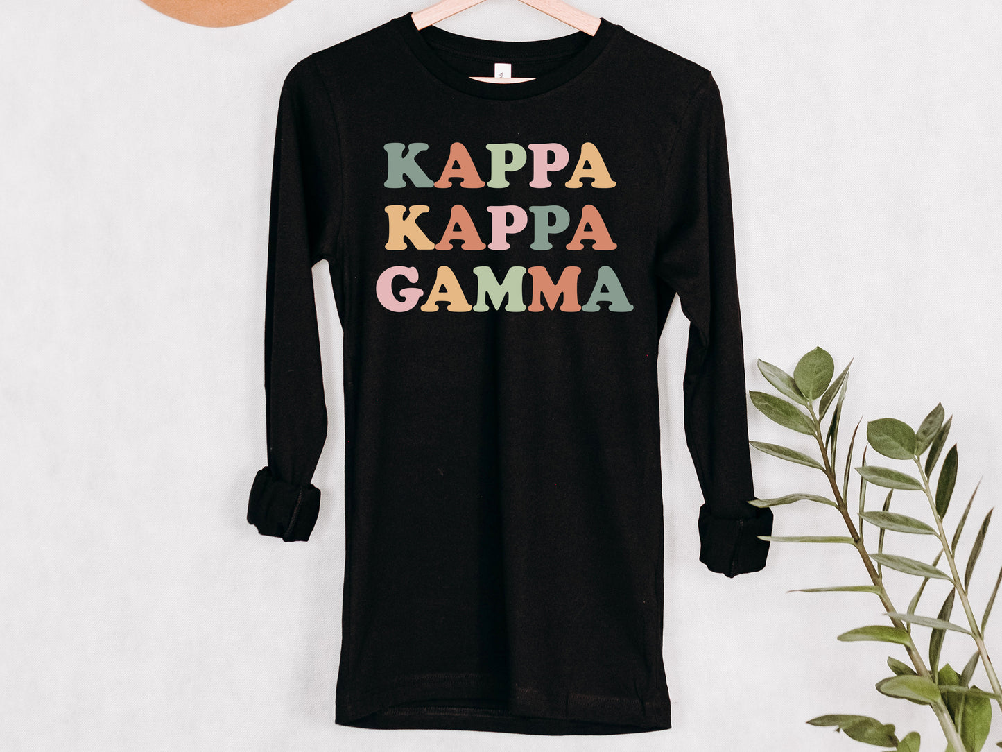 Kappa Kappa Gamma Bright and Proud Sorority Long Sleeve T-shirt _ 431g