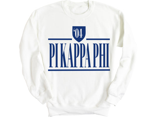 Pi Kappa Phi Shield Fraternity Sweatshirt _ 1202g
