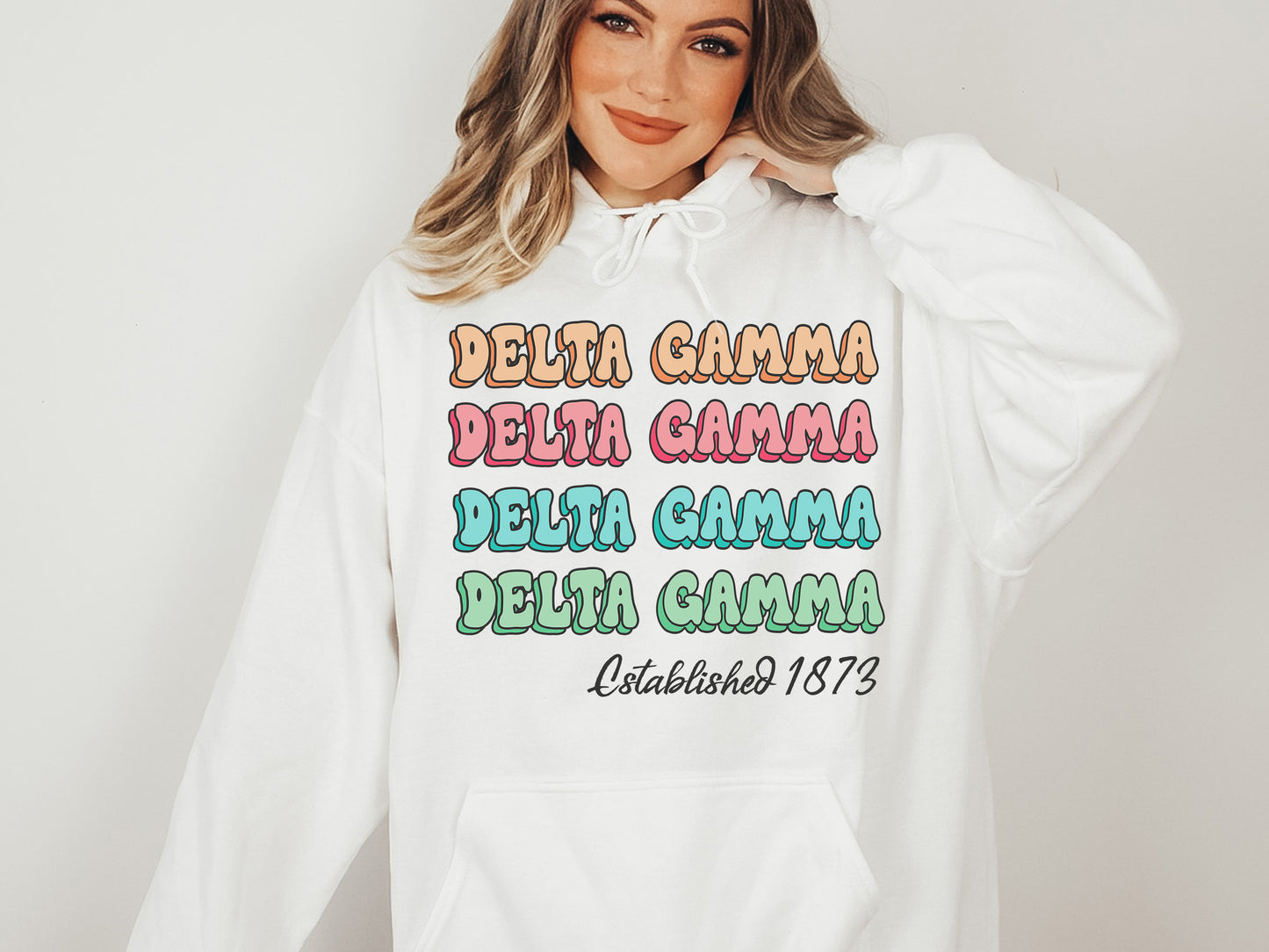Delta Gamma Lucy Sorority Hoodie _ 269g