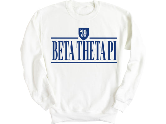 Beta Theta Pi Shield Fraternity Sweatshirt _ 1187g