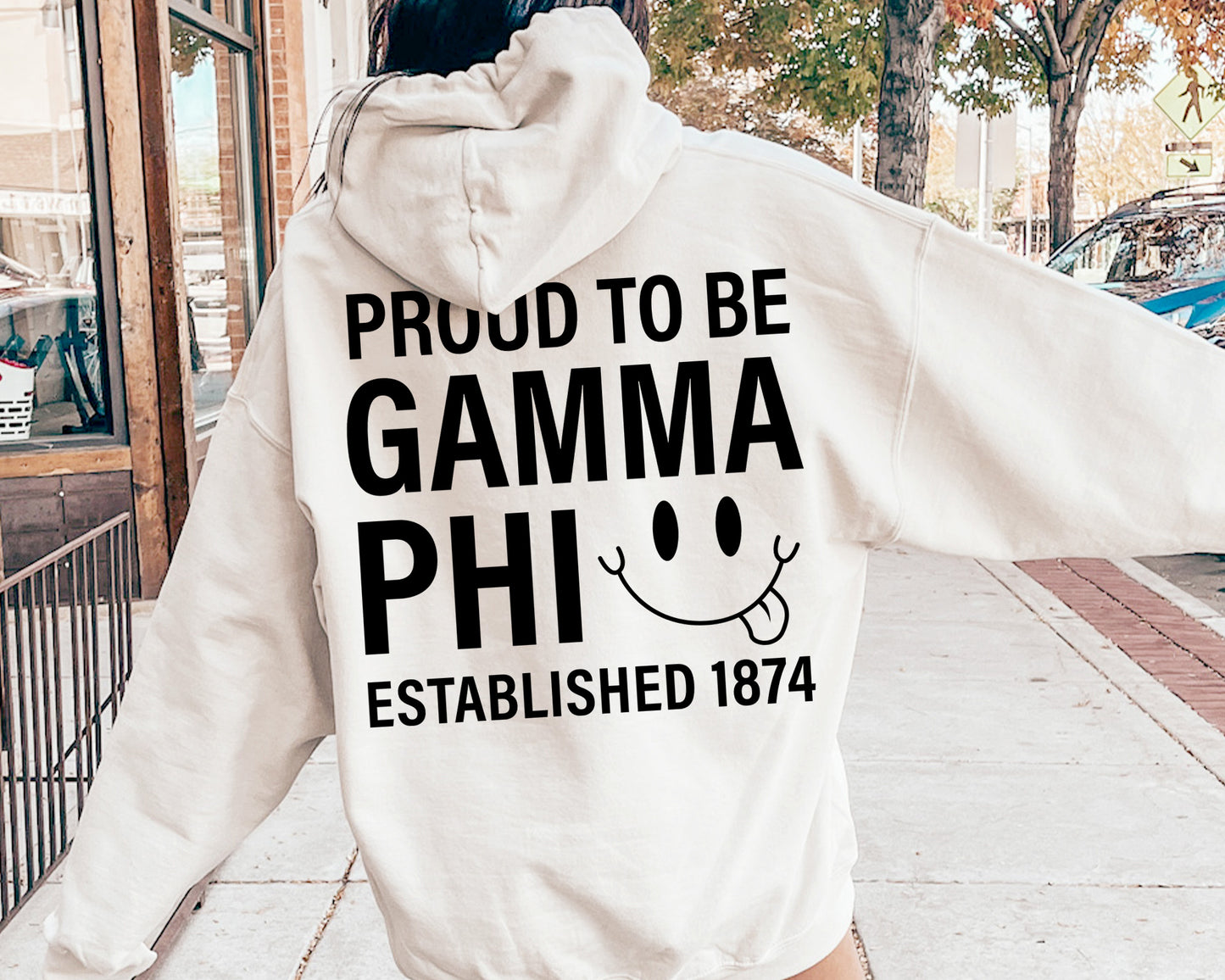 Gamma Phi Beta Proud to Be Sorority Hoodie _ 33142g