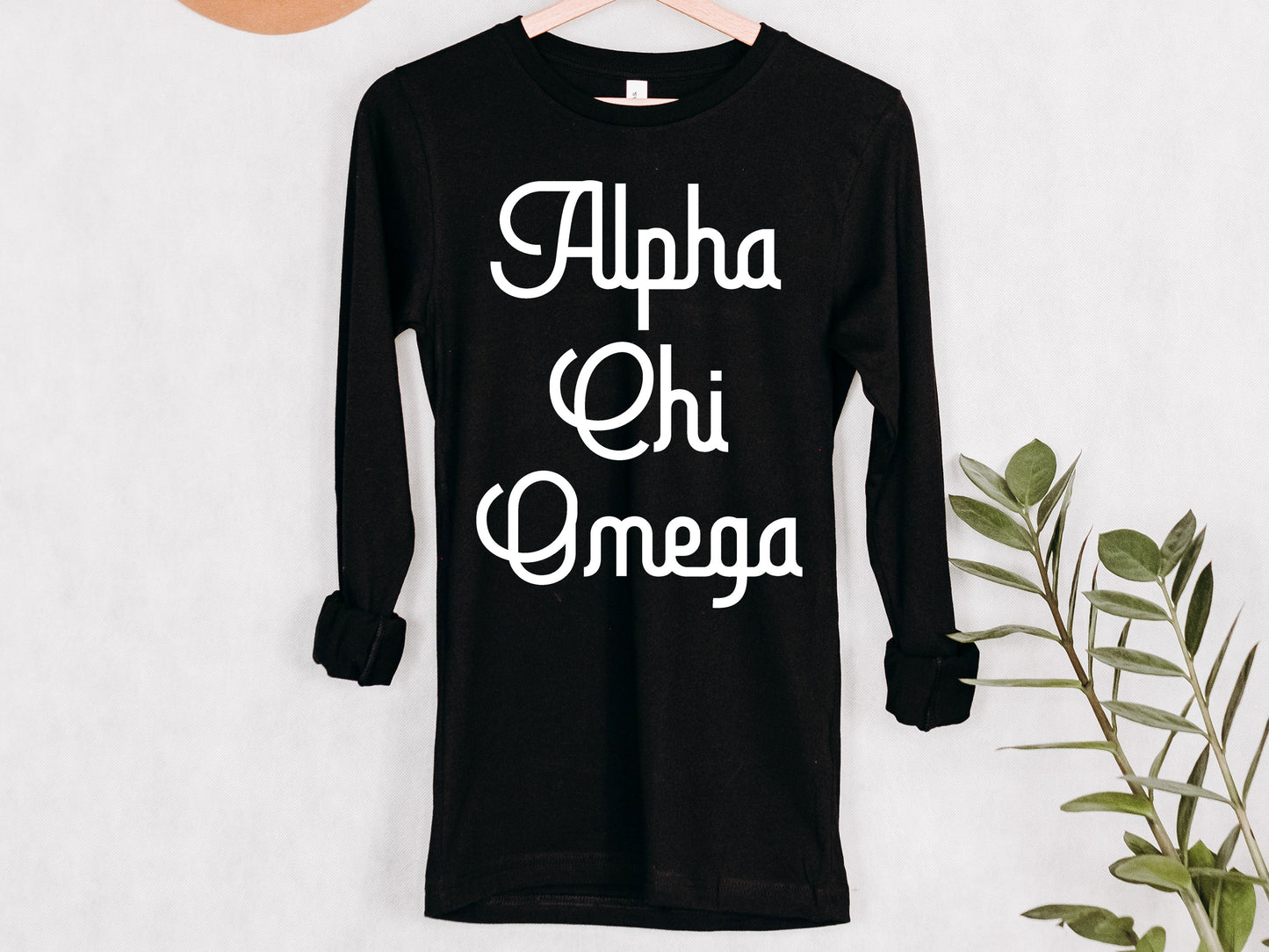 Alpha Chi Omega All About That Pop Sorority Long Sleeve T-shirt _ 2681g