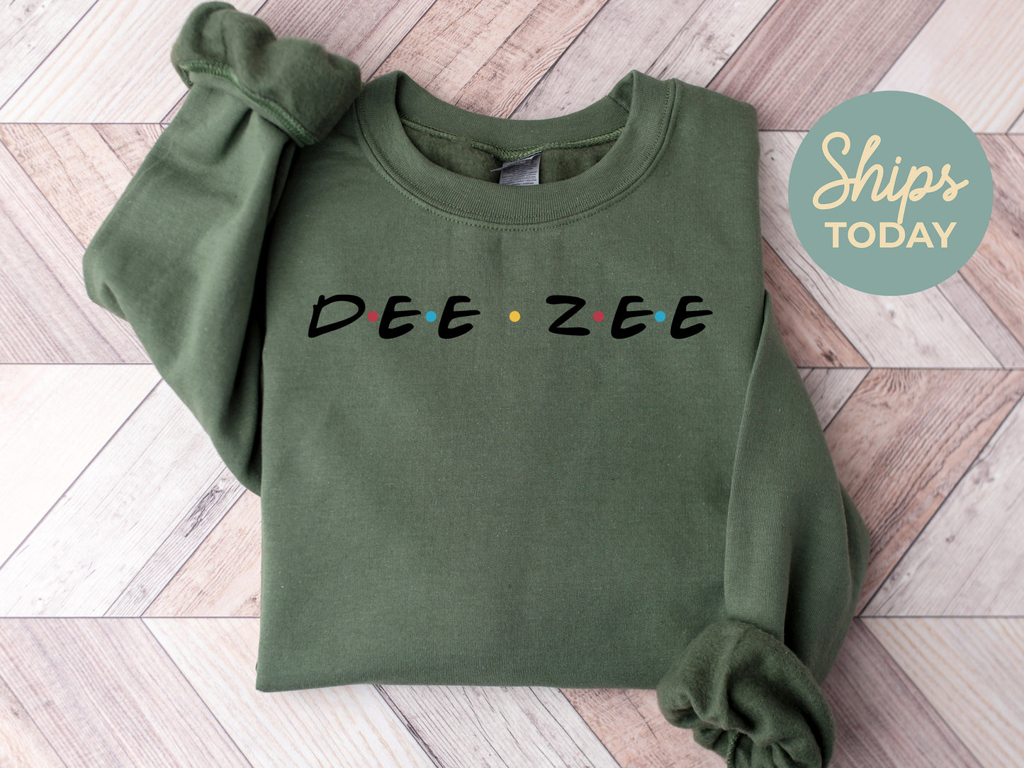 Delta Zeta Friends Frenzy Sorority Sweatshirt _ 30659g