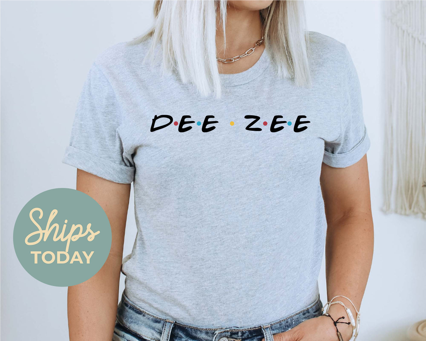 Delta Zeta Friends Frenzy Sorority T-shirt _ 30659g