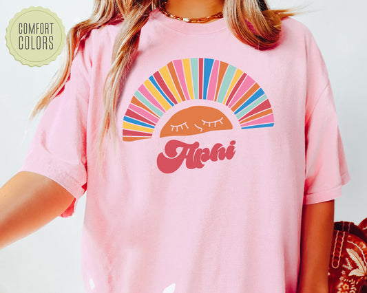 Alpha Phi Sunshine Comfort Colors Sorority T-shirt _ 3312g
