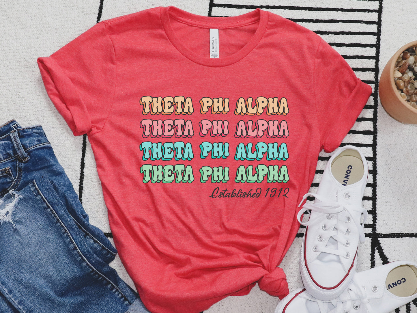 Theta Phi Alpha Lucy Sorority T-shirt _ 282g