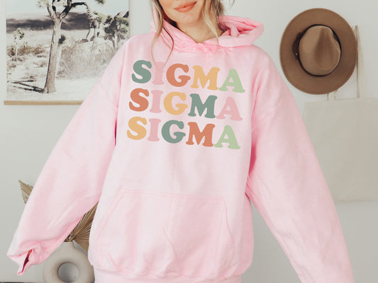 Sigma Sigma Sigma Bright and Proud Sorority Hoodie _ 437g