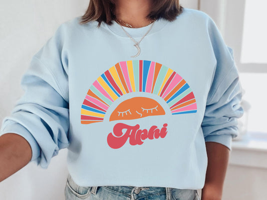 Alpha Phi Sunshine Sorority Sweatshirt _ 3312g