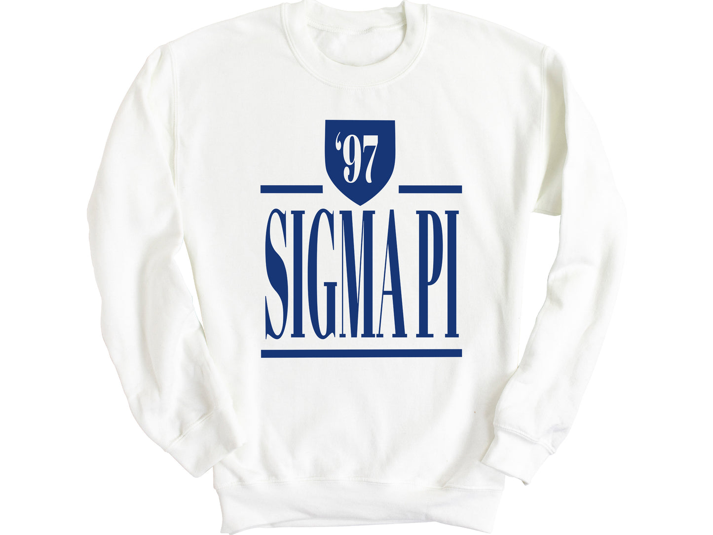 Sigma Pi Shield Fraternity Sweatshirt _ 1208g