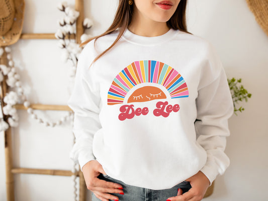 Delta Zeta Sunshine Sorority Sweatshirt _ 3320g