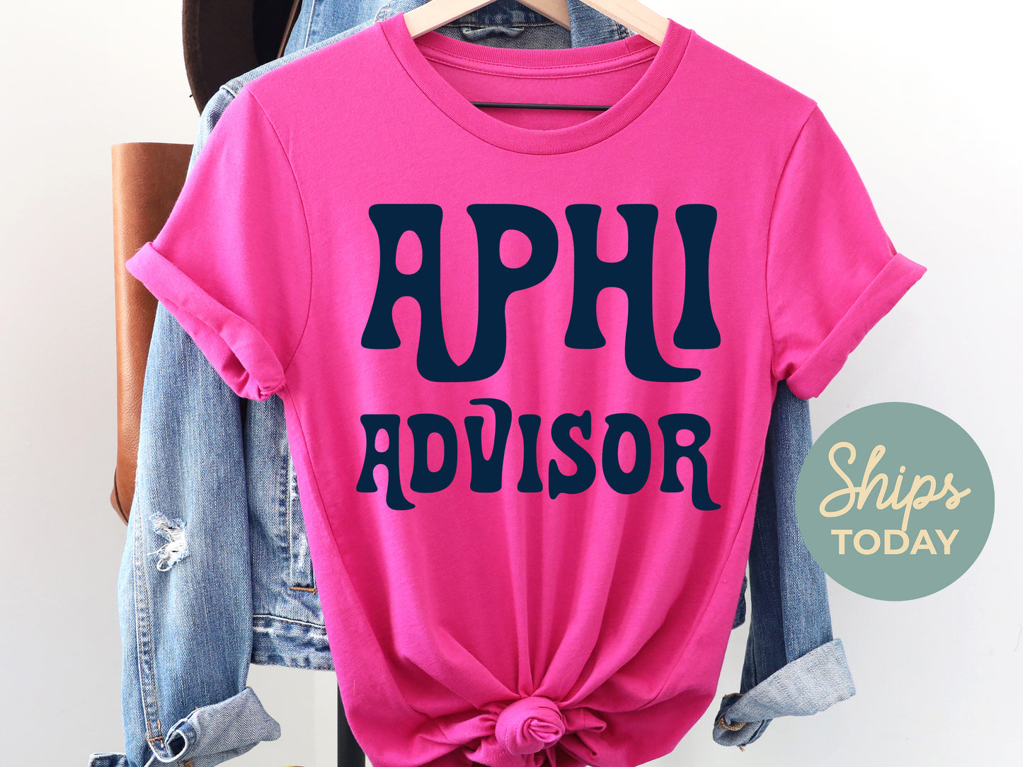 Alpha Phi Best Advisor Sorority T-shirt _ 3102g