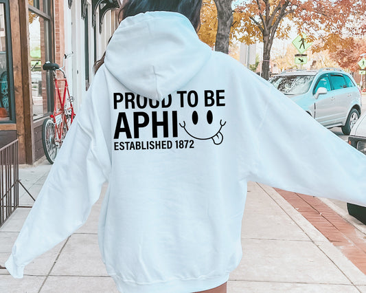 Alpha Phi Proud to Be Sorority Hoodie  _ 33133g