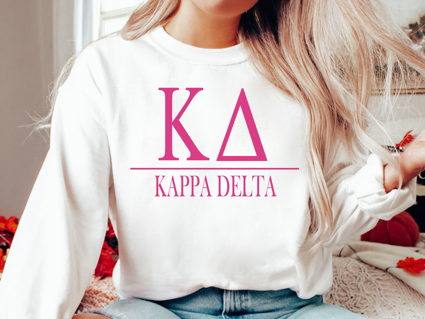 Kappa Delta Loud Letters Sorority Sweatshirt _ 482g