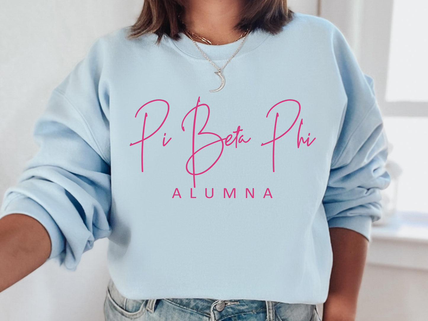 Pi Beta Phi Simple and Sweet Alumna Sorority Sweatshirt _ 512g
