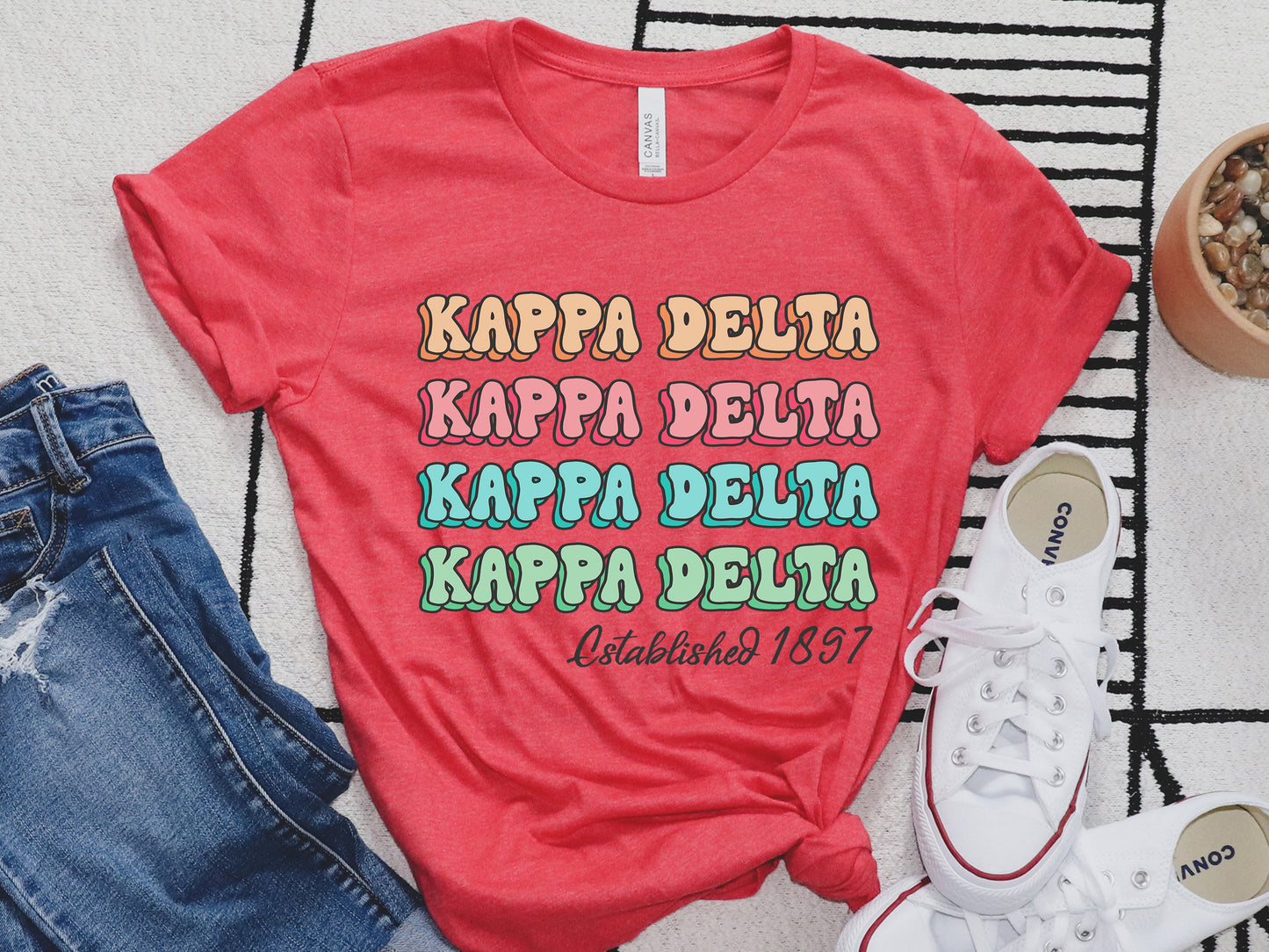 Kappa Delta Lucy Sorority T-shirt _ 274g