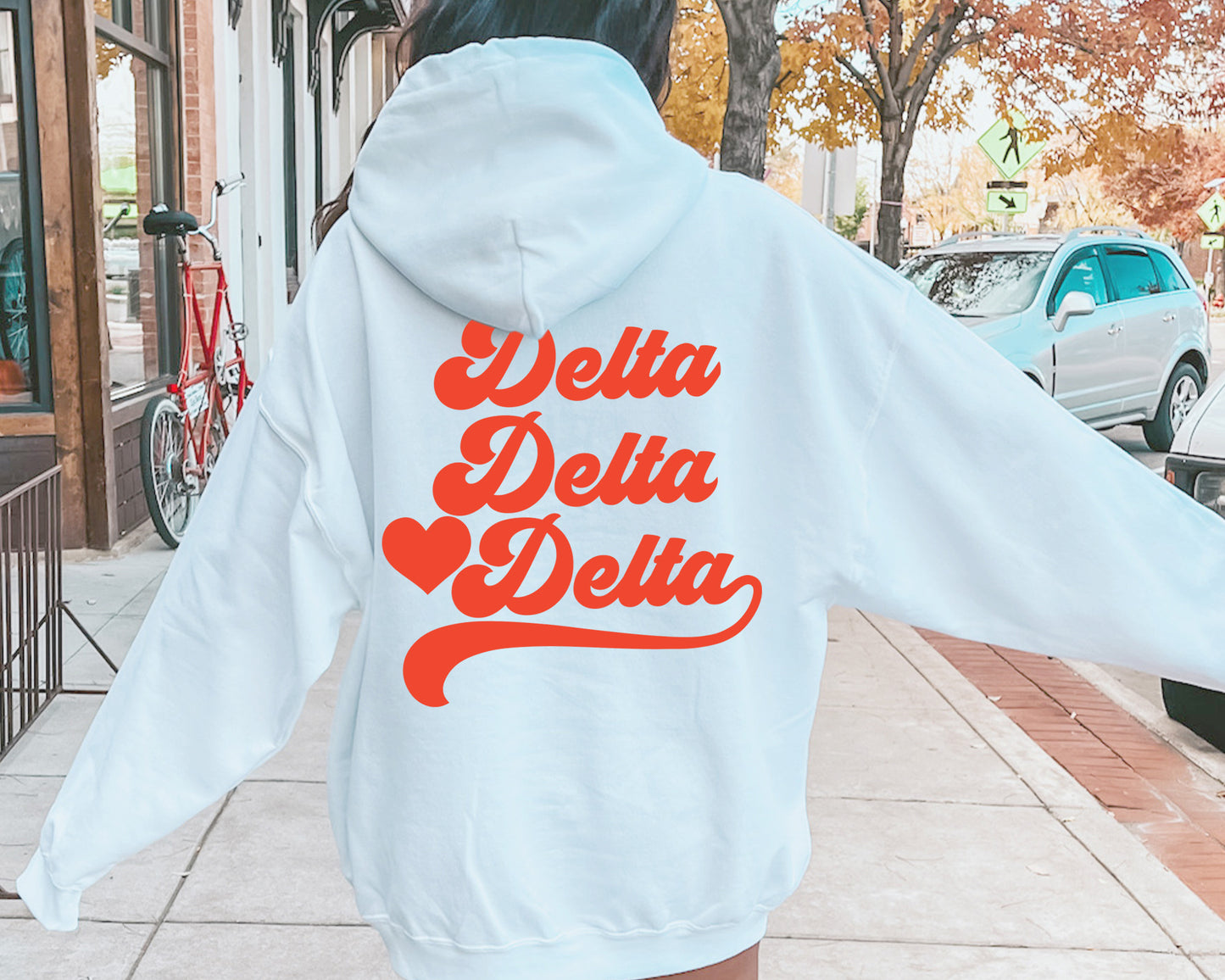 Delta Delta Delta Red Heart Sorority Hoodie _ 33356g