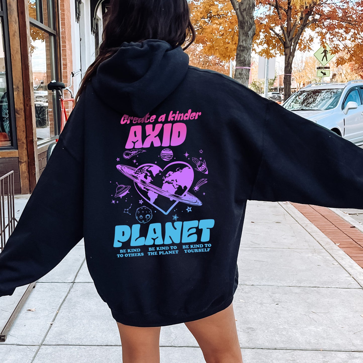 Alpha Xi Delta Ombre Worlds Sorority Hoodie _ 35549g