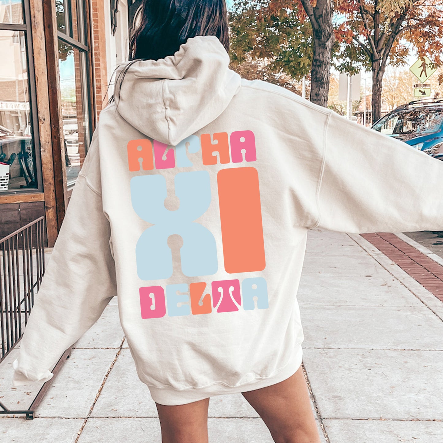 Alpha Xi Delta Vibrant Verve Sorority Hoodie _ 32609g
