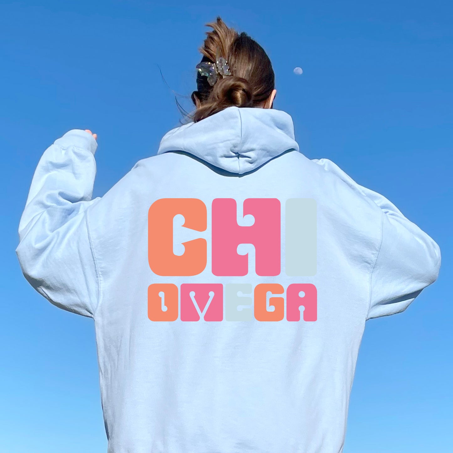 Chi Omega Vibrant Verve Sorority Hoodie _ 32610g