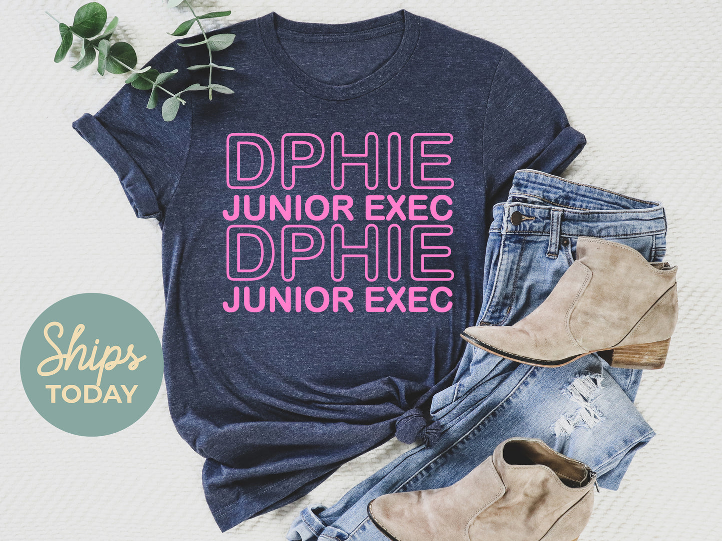 Delta Phi Epsilon Junior Exec Sorority T-shirt _ 30938g