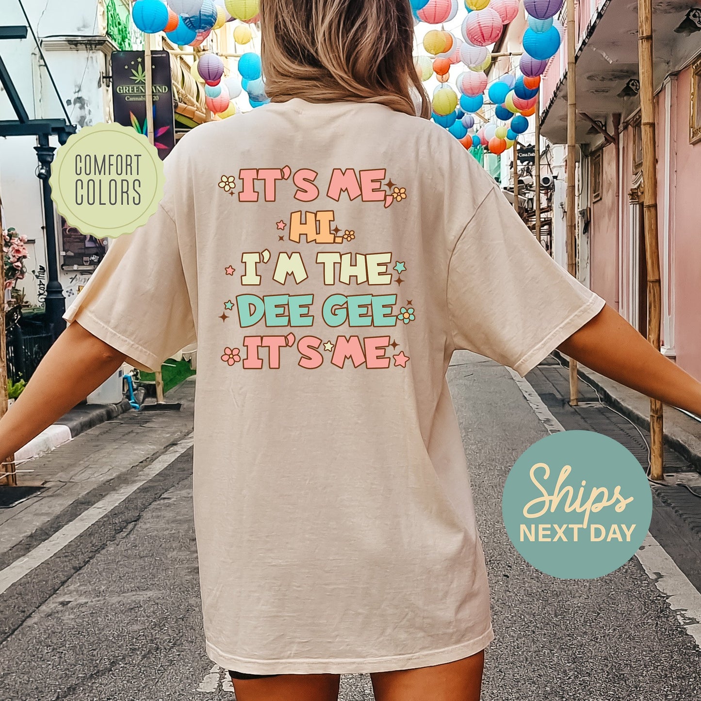 Delta Gamma Signature Chic Comfort Colors Sorority T-shirt _ 35976g