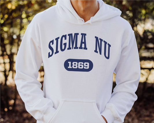 Sigma Nu Fraternal Arch Fraternity Hoodie _ 931g