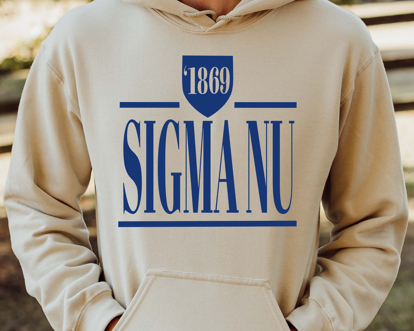 Sigma Nu Shield Fraternity Hoodie _ 1206g