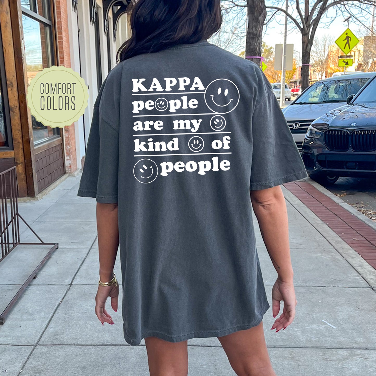 Kappa Kappa Gamma My Kind of People Comfort Colors Sorority T-shirt _ 33275g