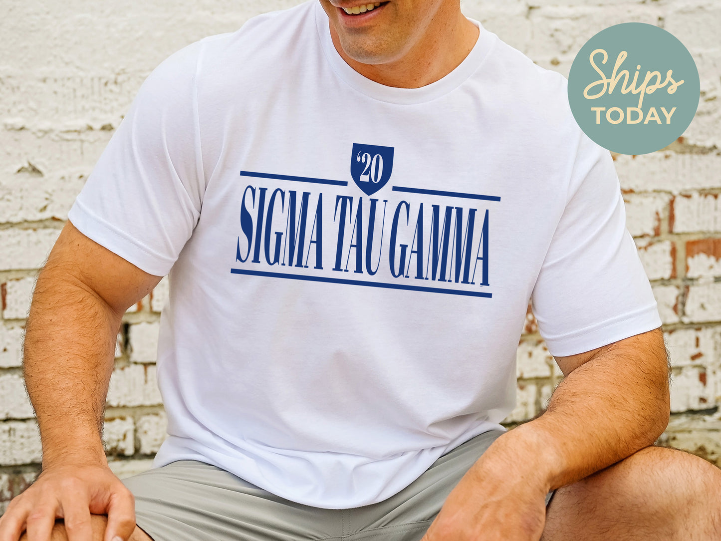 Sigma Tau Gamma Shield Fraternity T-shirt _ 1209g