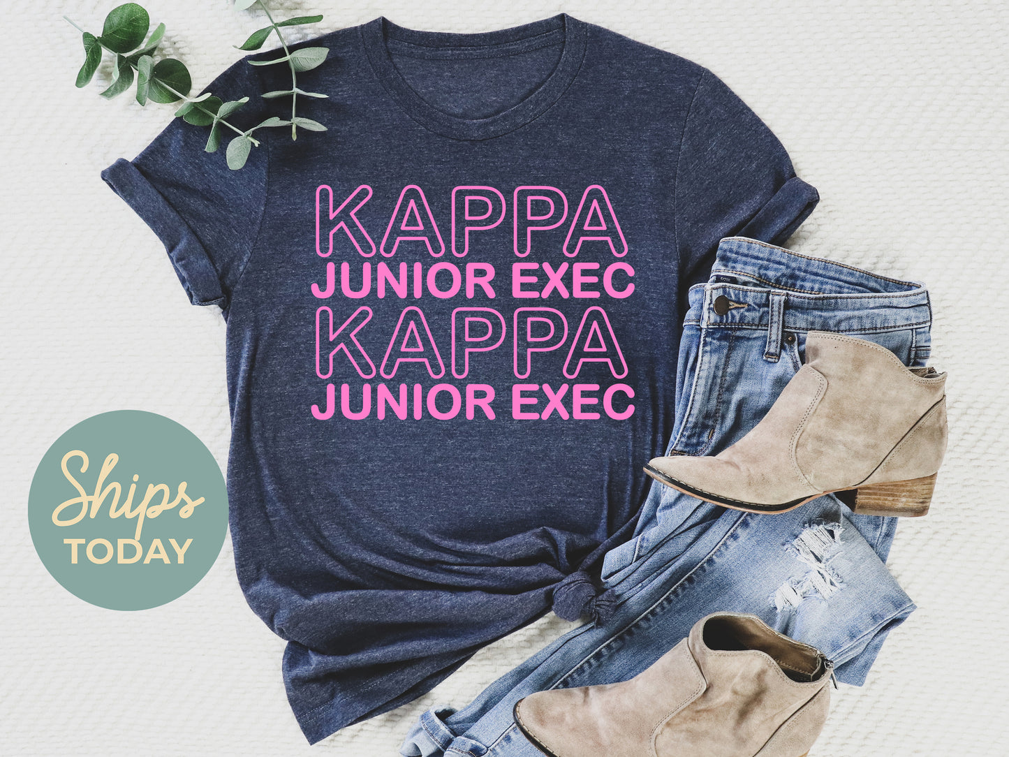 Kappa Kappa Gamma Junior Exec Sorority T-shirt _ 30943g