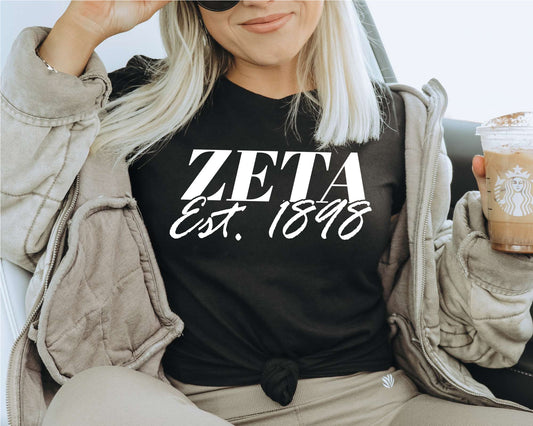Zeta Tau Alpha Mom Sorority T-shirt _ 30842g