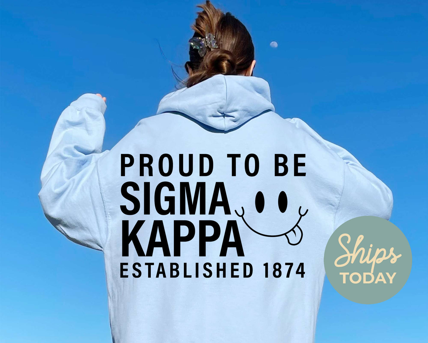 Sigma Kappa Proud to Be Sorority Hoodie _ 33150g