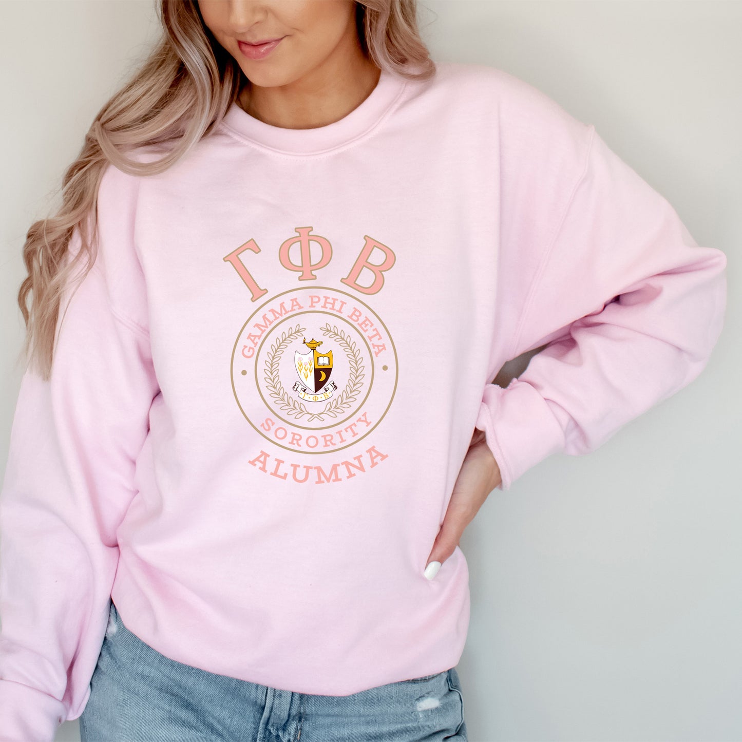 Gamma Phi Beta Alumna Vintage Sorority Sweatshirt _ 31023g