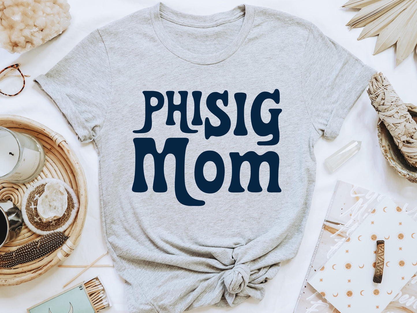 Phi Sigma Sigma Got it from my Mom Sorority T-shirt _ 3090g