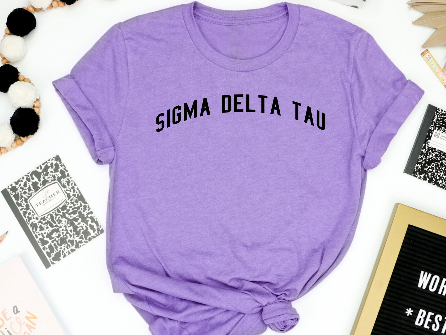 Sigma Delta Tau Just Bold Sorority T-shirt _ 2390g
