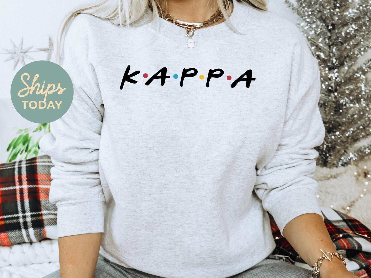 Kappa Kappa Gamma Friends Frenzy Sorority Sweatshirt _ 30663g