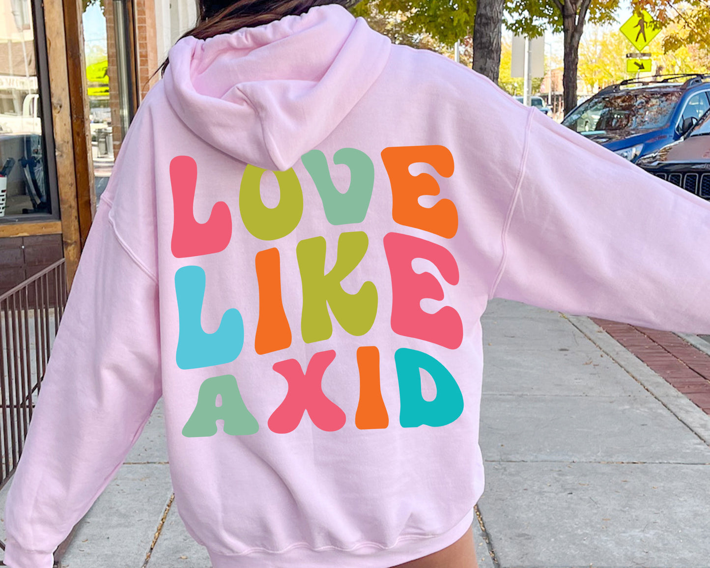 Alpha Xi Delta Blissful and Vibrant Sorority Hoodie _ 33162g
