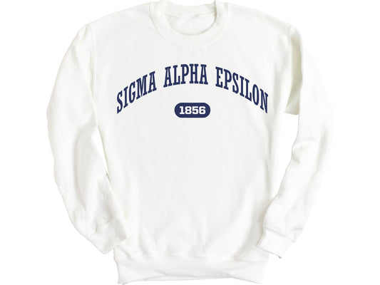 Sigma Alpha Epsilon Fraternal Arch Fraternity Sweatshirt _ 928g