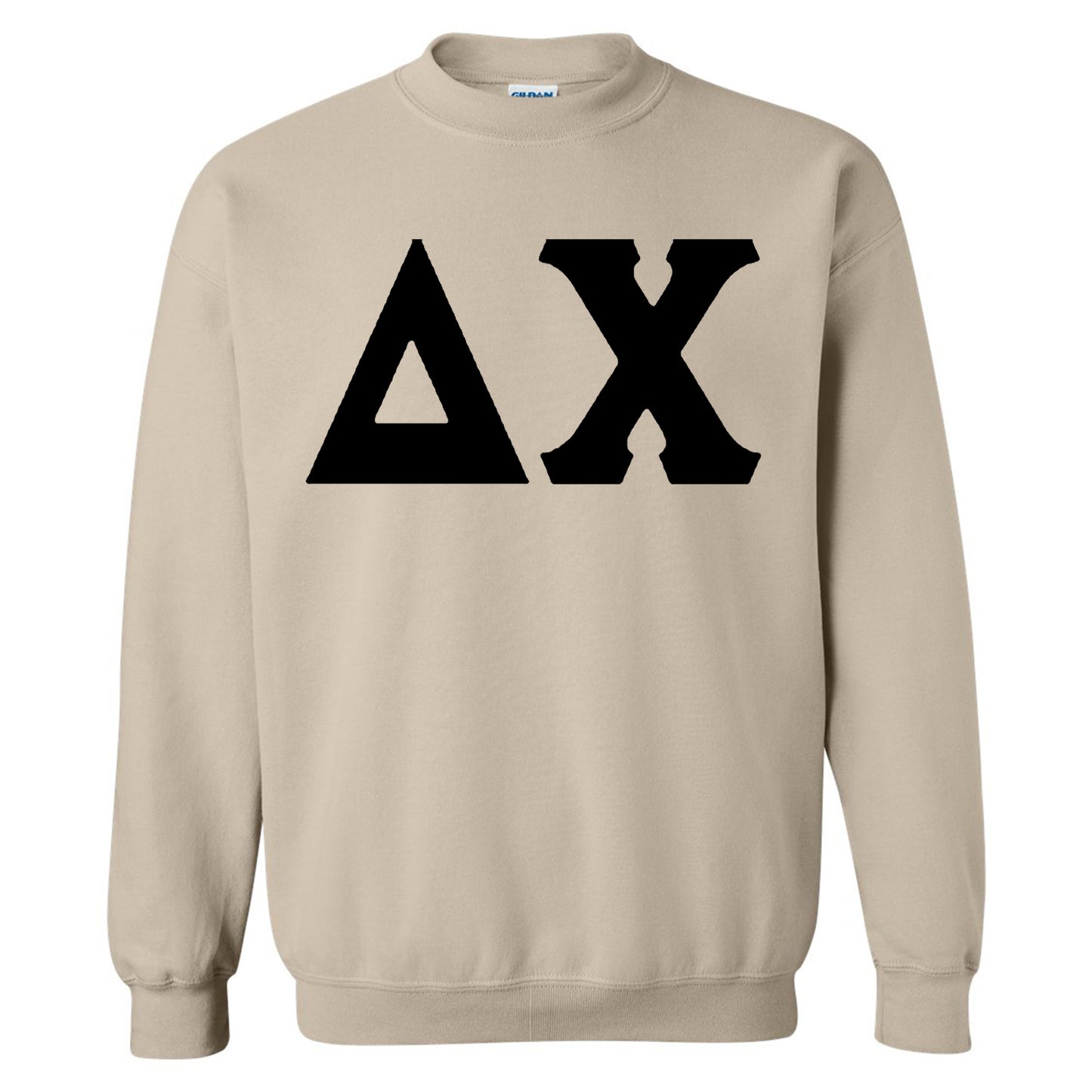 Delta Chi Black Letters Fraternity Sweatshirt _ 34913g