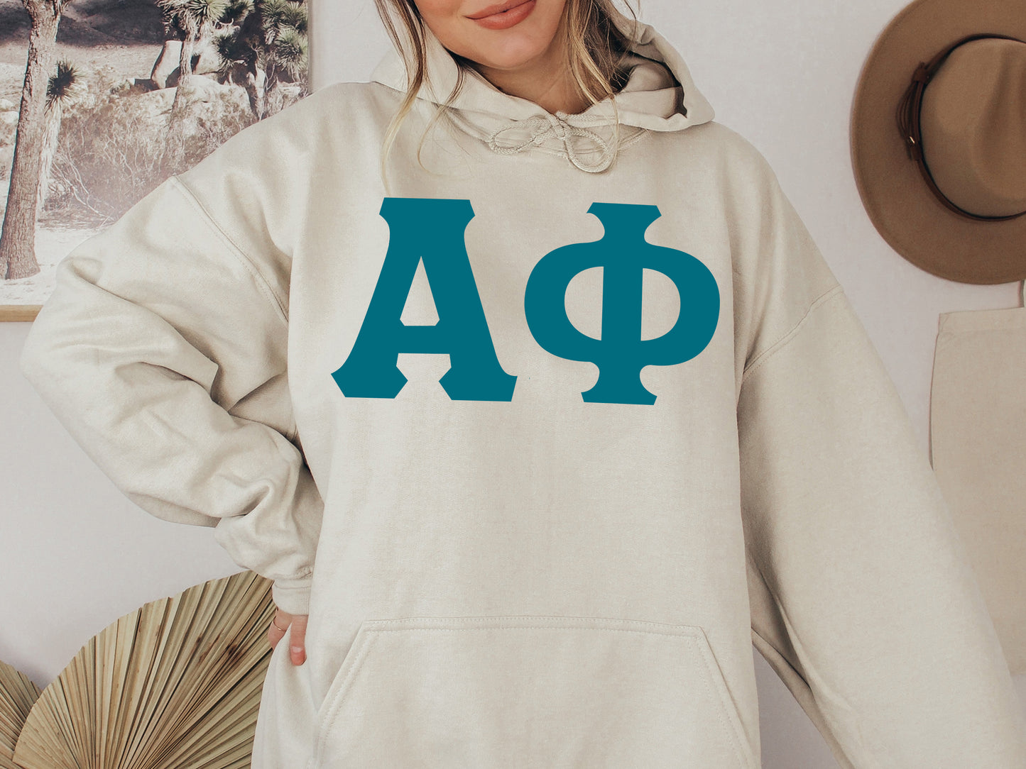 Alpha Phi Back to the Basics Sorority Hoodie _ 627g