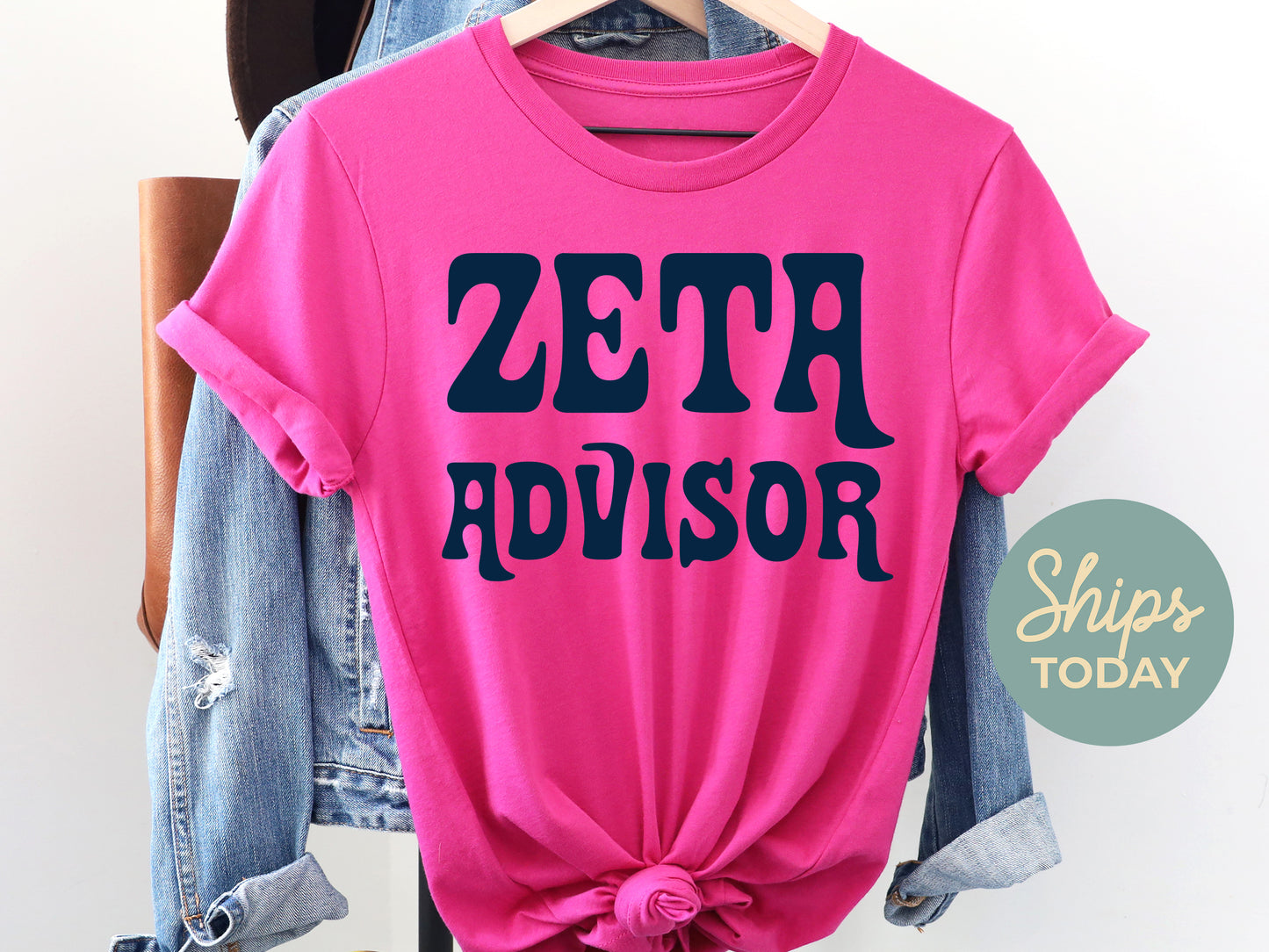Zeta Tau Alpha Best Advisor Sorority T-shirt _ 3122g
