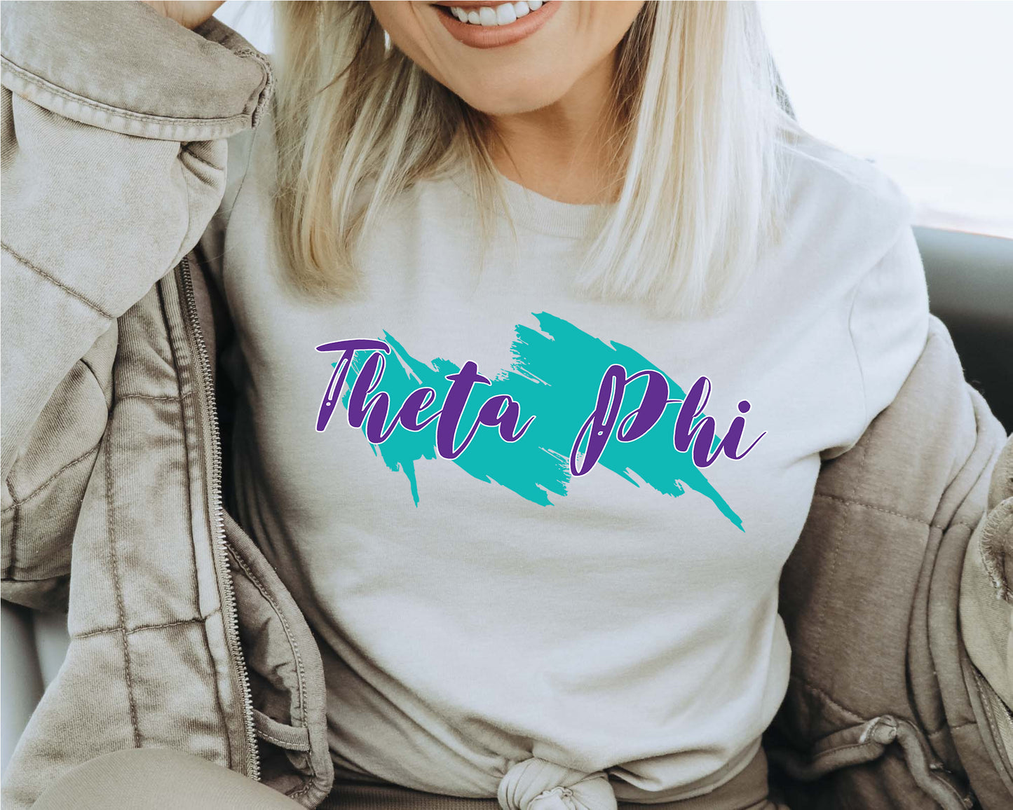 Theta Phi Alpha Paint Party Sorority T-shirt _ 4496g