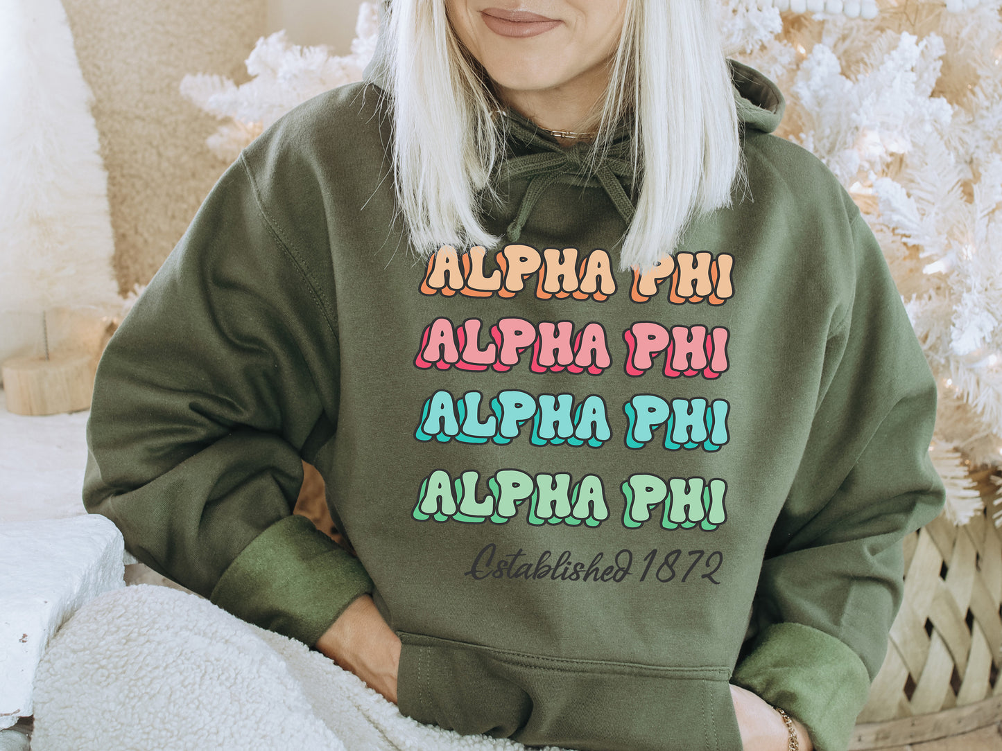 Alpha Phi Lucy Sorority Hoodie _ 263g