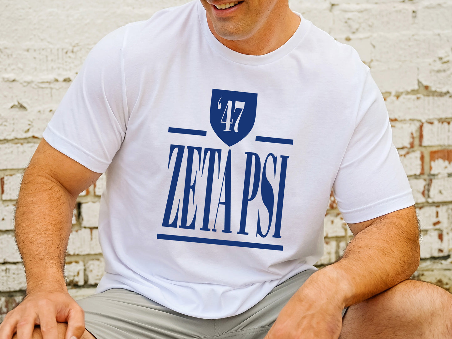 Zeta Psi Shield Fraternity T-shirt _ 1213g