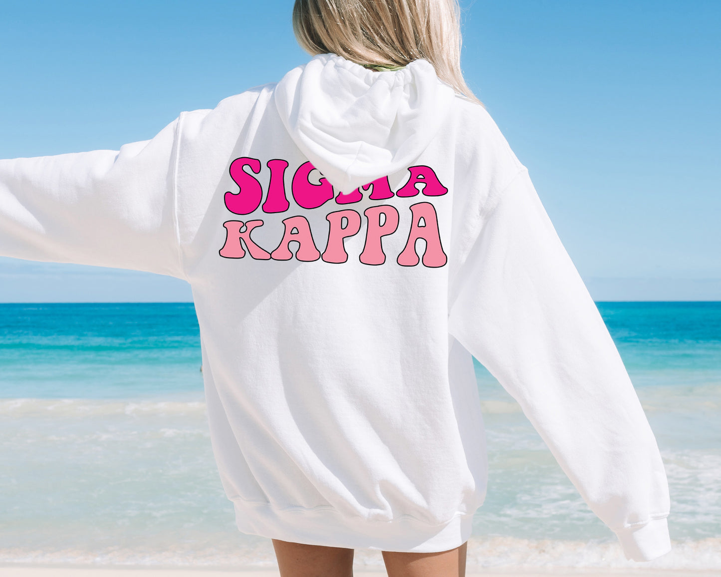 Sigma Kappa Shades of Pink Sorority Hoodie _ 32994g