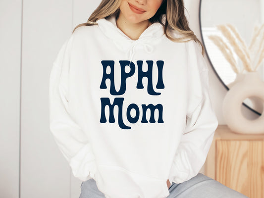 Alpha Phi Got it from my Mom Sorority Hoodie _ 3076g