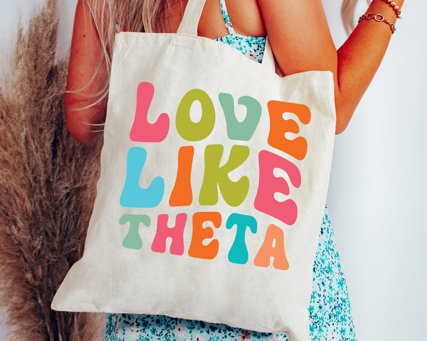 Kappa Alpha Theta Love Like Sorority Tote Bag _ 34349g