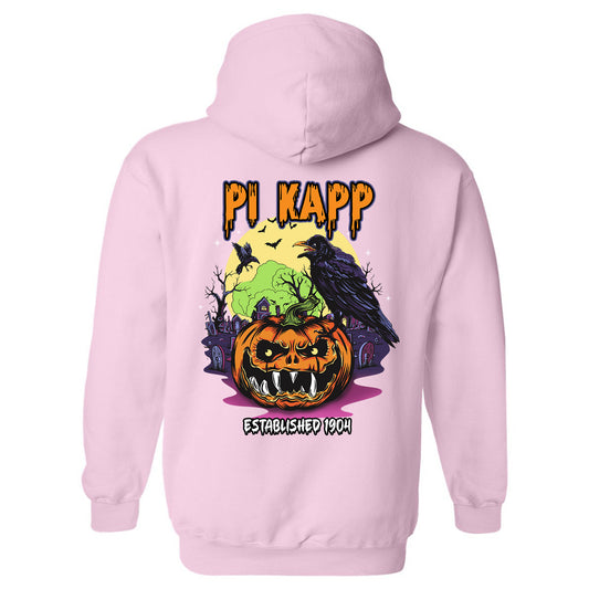 Pi Kappa Phi Halloween Bats Fraternity Hoodie _ 36271g