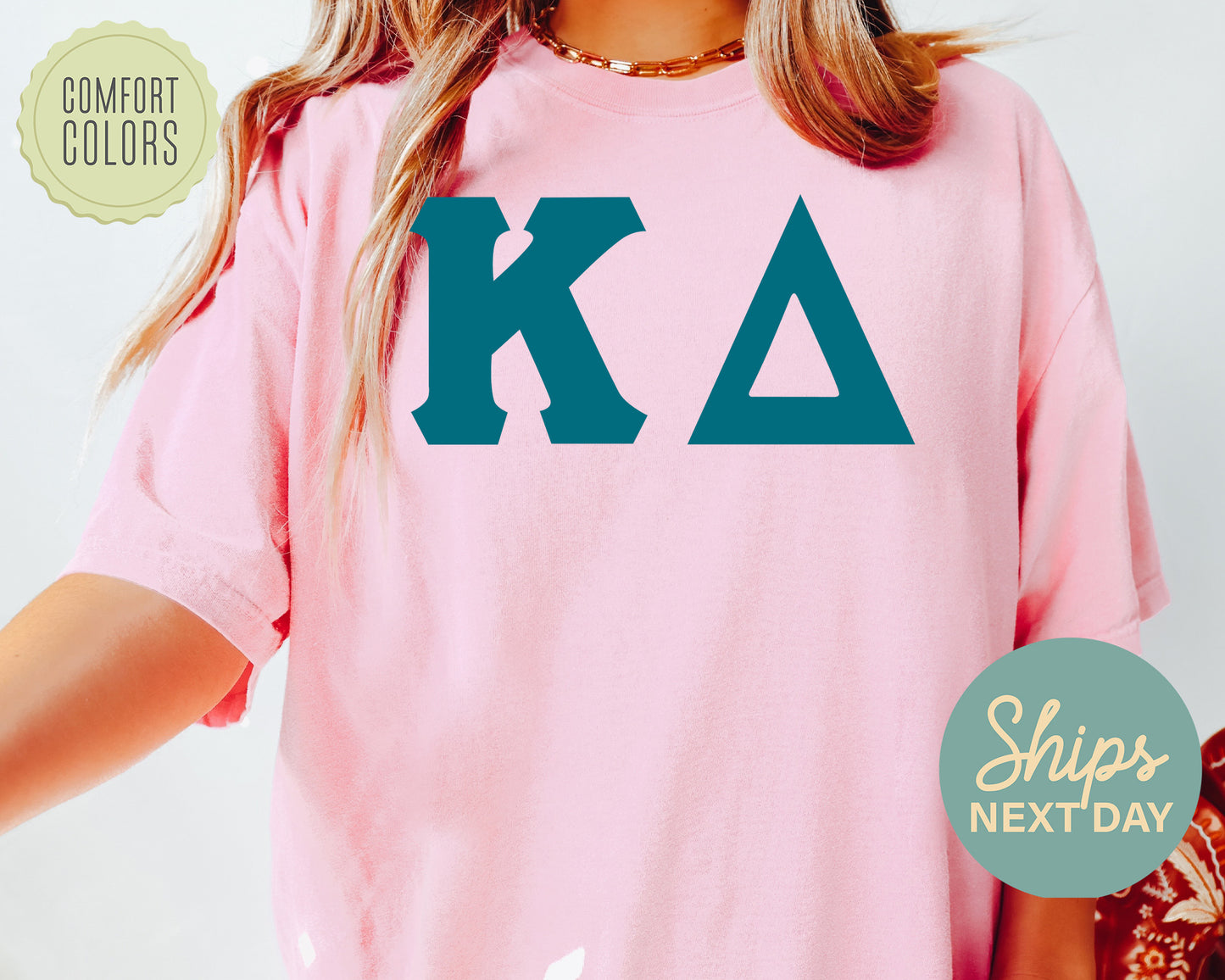 Kappa Delta Back to the Basics Comfort Colors Sorority T-shirt _ 638g